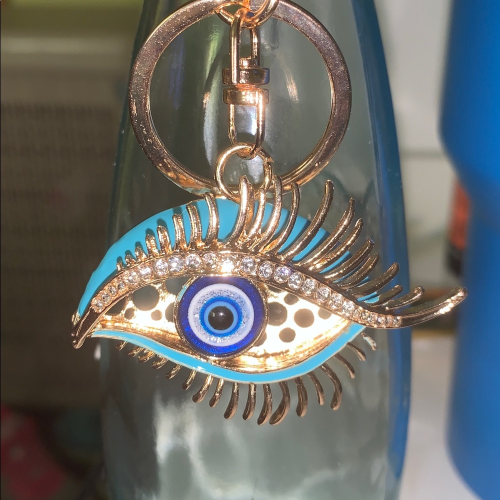 Evil eye protection purse/bag charm keychain - Picture 4 of 6